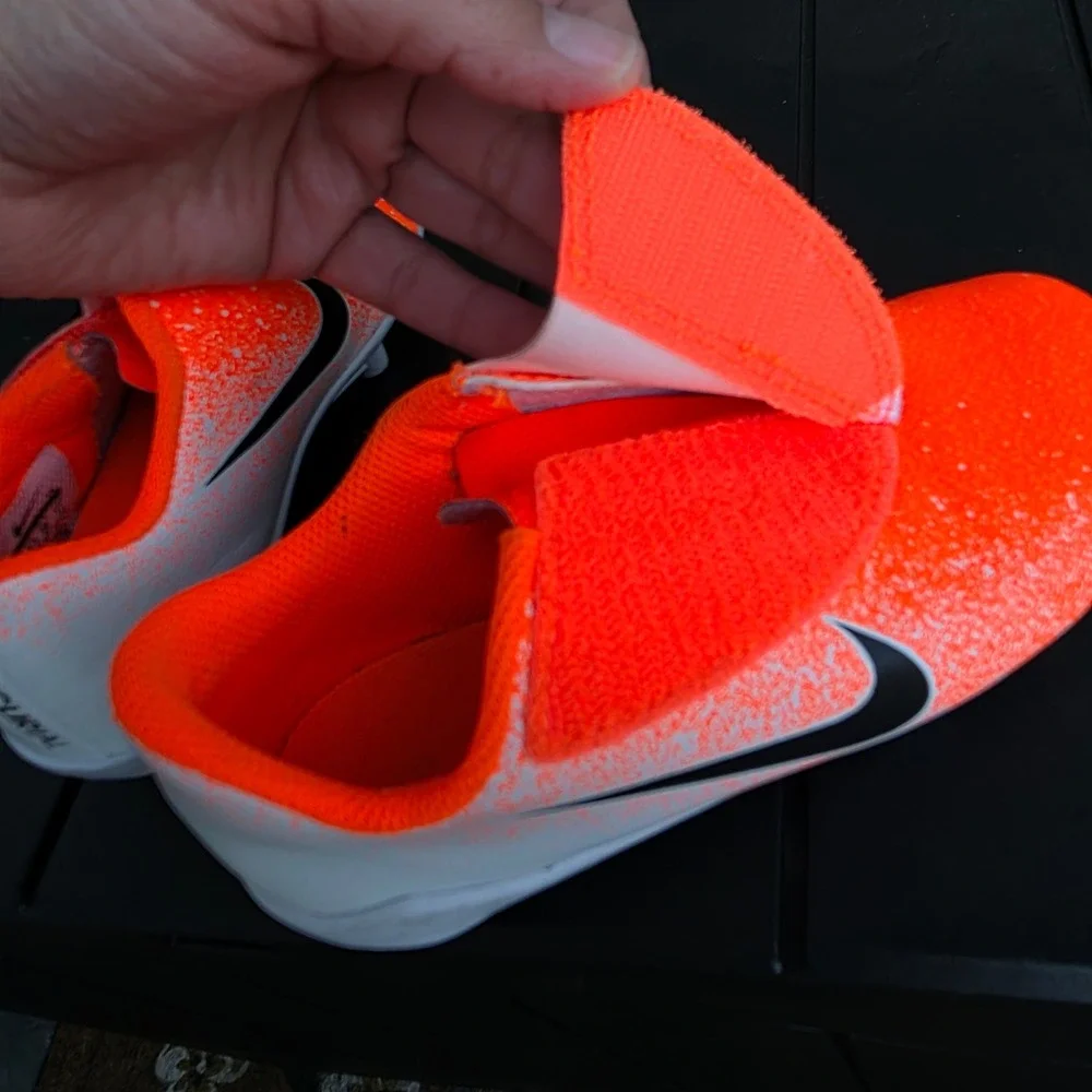 Nike Mercurial Vapor 12 Club MG Neon Orange White AH7351-801 Kids 11C